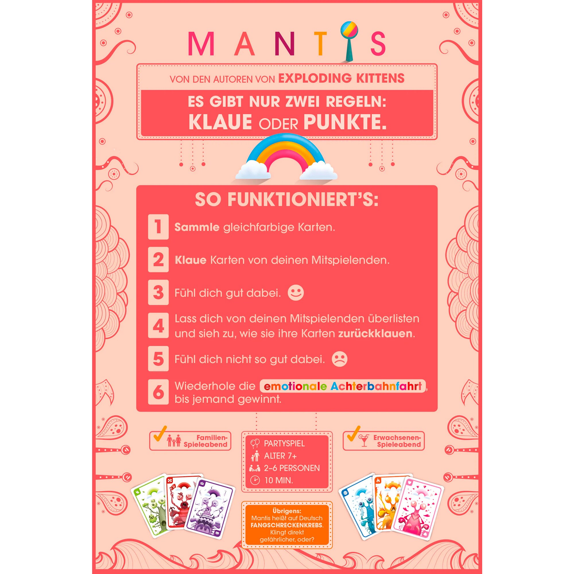 Asmodee Brettspiel Mantis