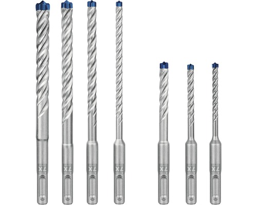 Betonboorset Bosch Professional SDS Plus-7x Ø 5-12 mm 50-100x115-165 mm 7-delig.