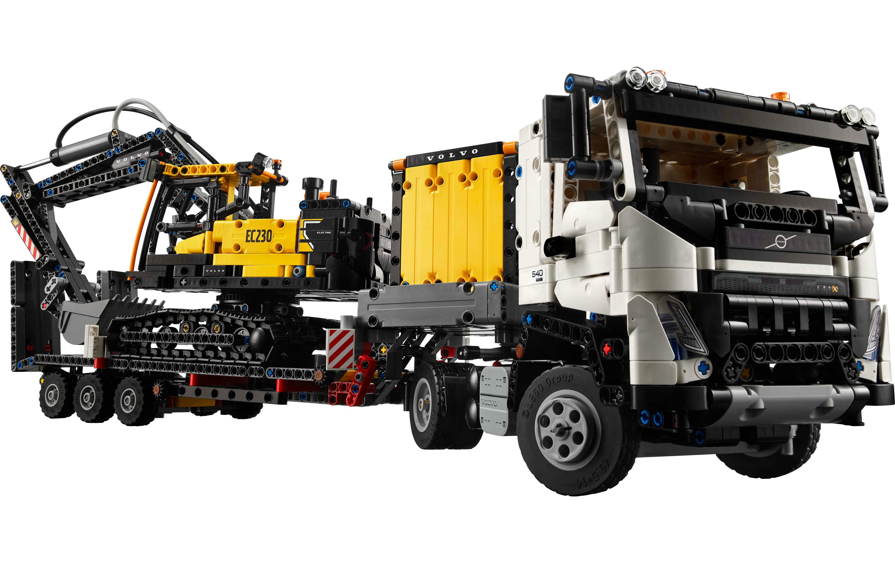 Technic Volvo FMX LKW mit EC230 Electric Raupenbagger 42175<br>LEGO Technic Spielset mit LKW und Baumaschine