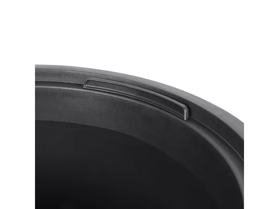 Jardinière et intérieur amovible anthracite aspect rainuré