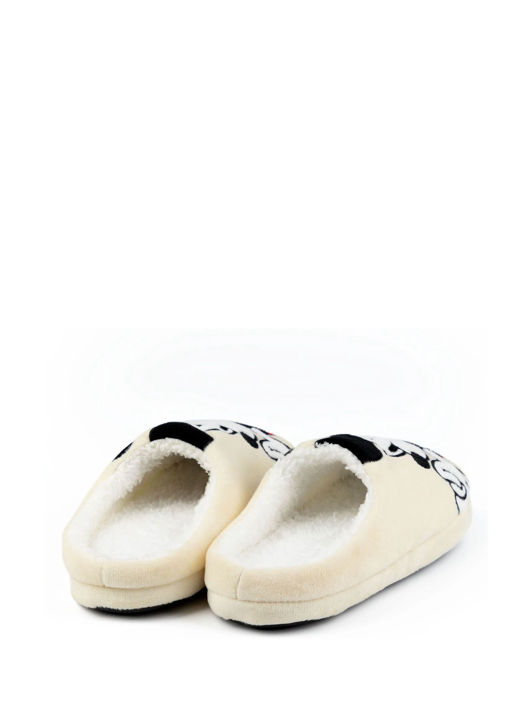 Crème met Mickey Mouse - Vanilla Underground Adult Winter Slippers