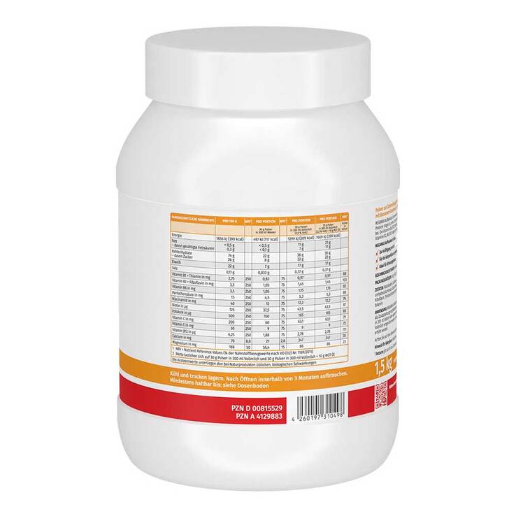 Megamax Aufbaukost Banane Pulver, 1.5 kg