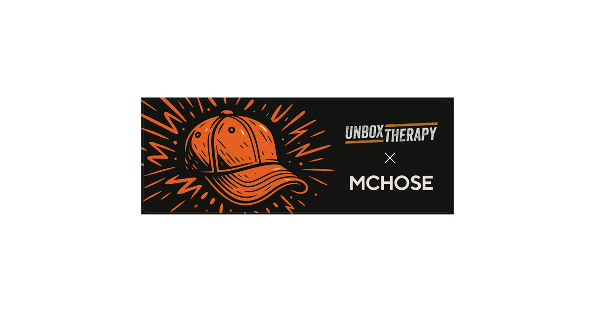 MCHOSEMCHOSE x Unbox Therapy Mouse Pad  (Zwart)