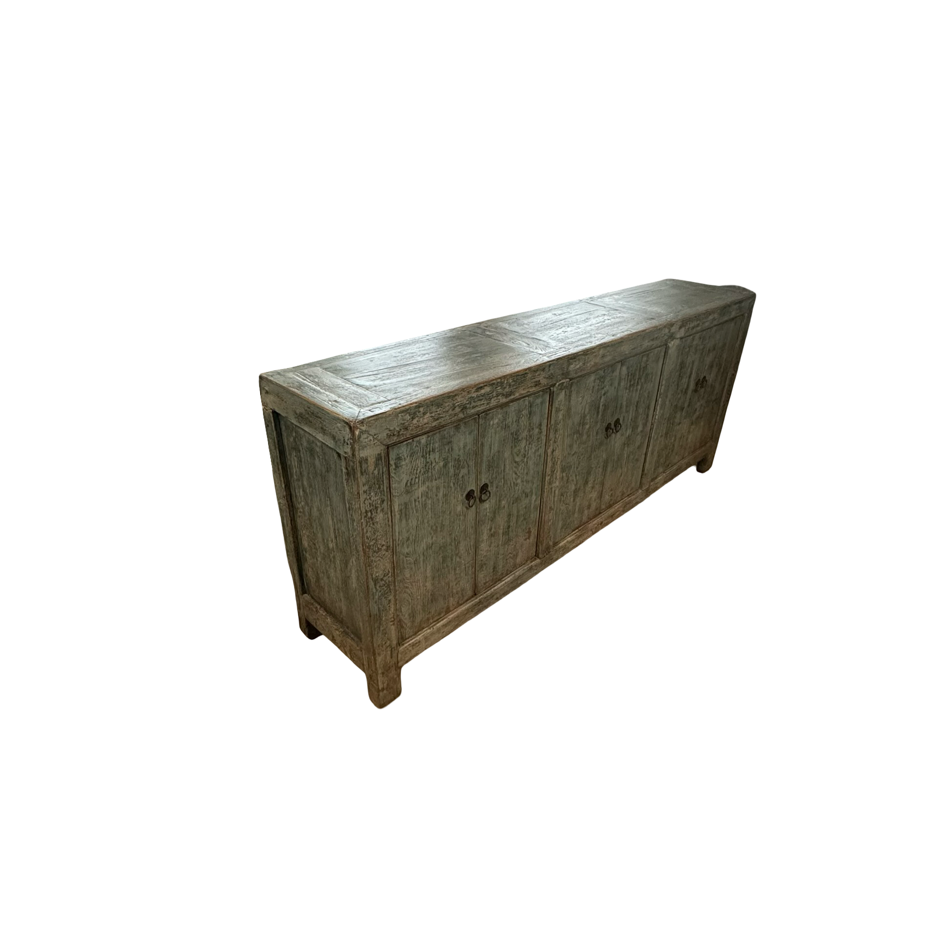 Dressoir 6 deur blauw/groen uniek