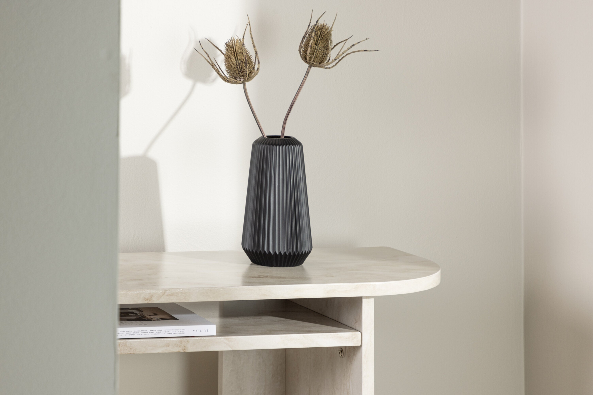 Kuopio Sidetable -  120 x 40 cm - Marmer look