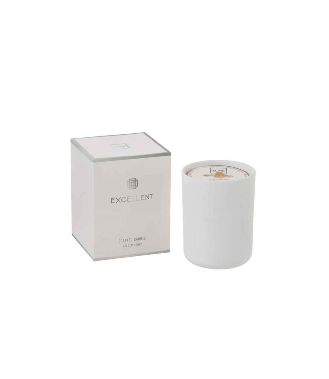 Paris Prix - Bougie Parfumée excellent 14cm Golden Honey Blanc