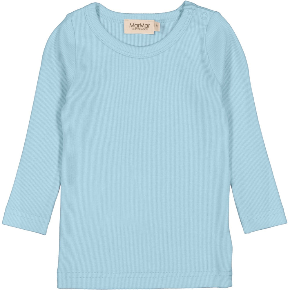 Køb MarMar Modal Fine Rib Heavenly Blue Tani Bluse