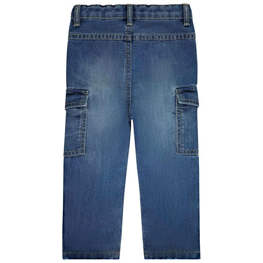 Jean cargo effet used pour bébé garçon