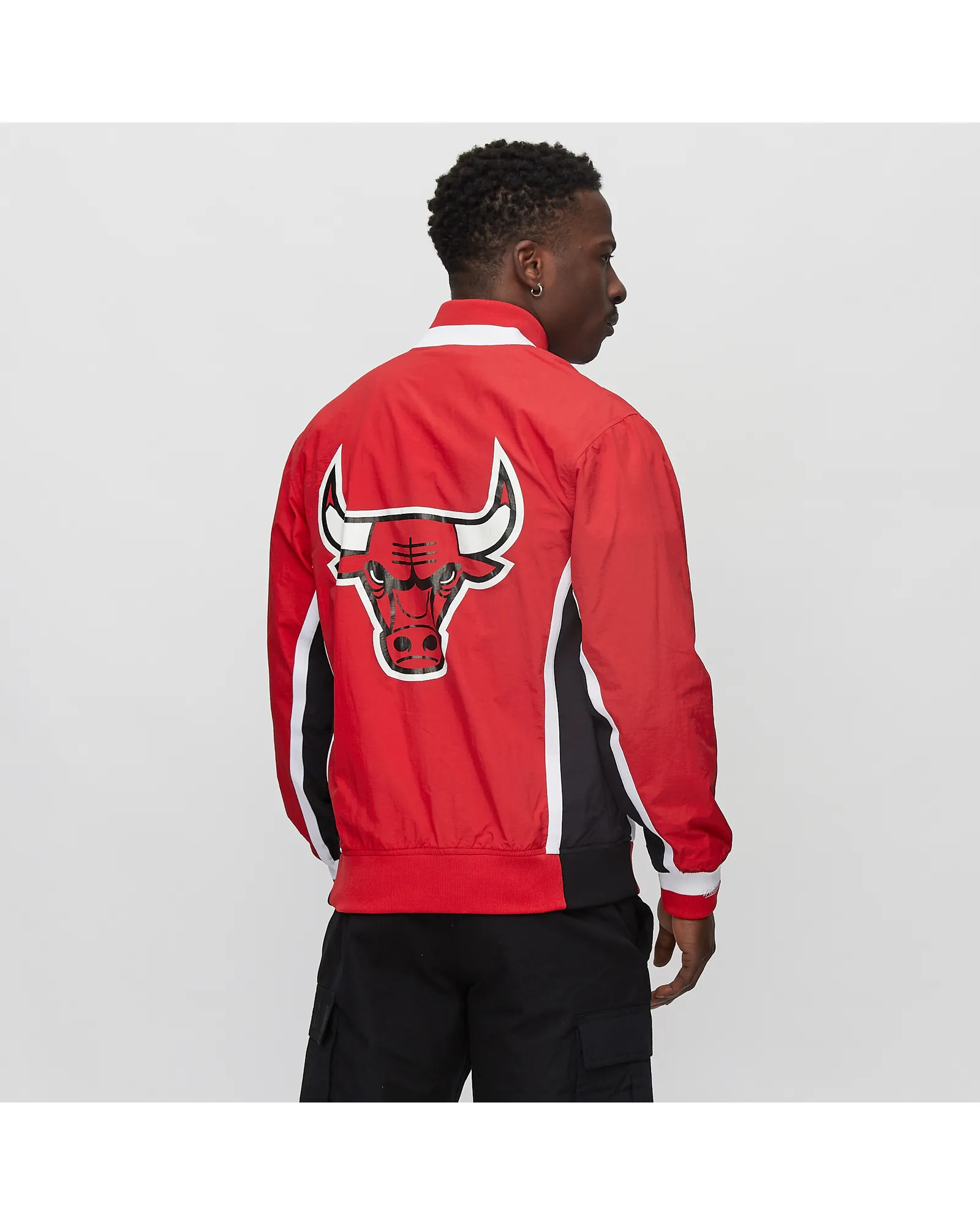 Jaqueta de aquecimento autêntica da NBA da Mitchell & Ness, Chicago Bulls, temporada 1992-93.
