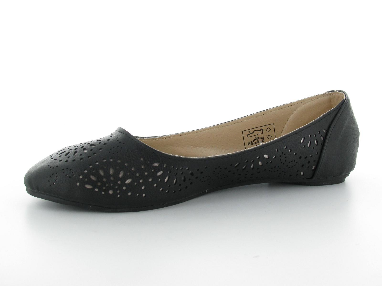 F brand-B748160 Synthétique Noir