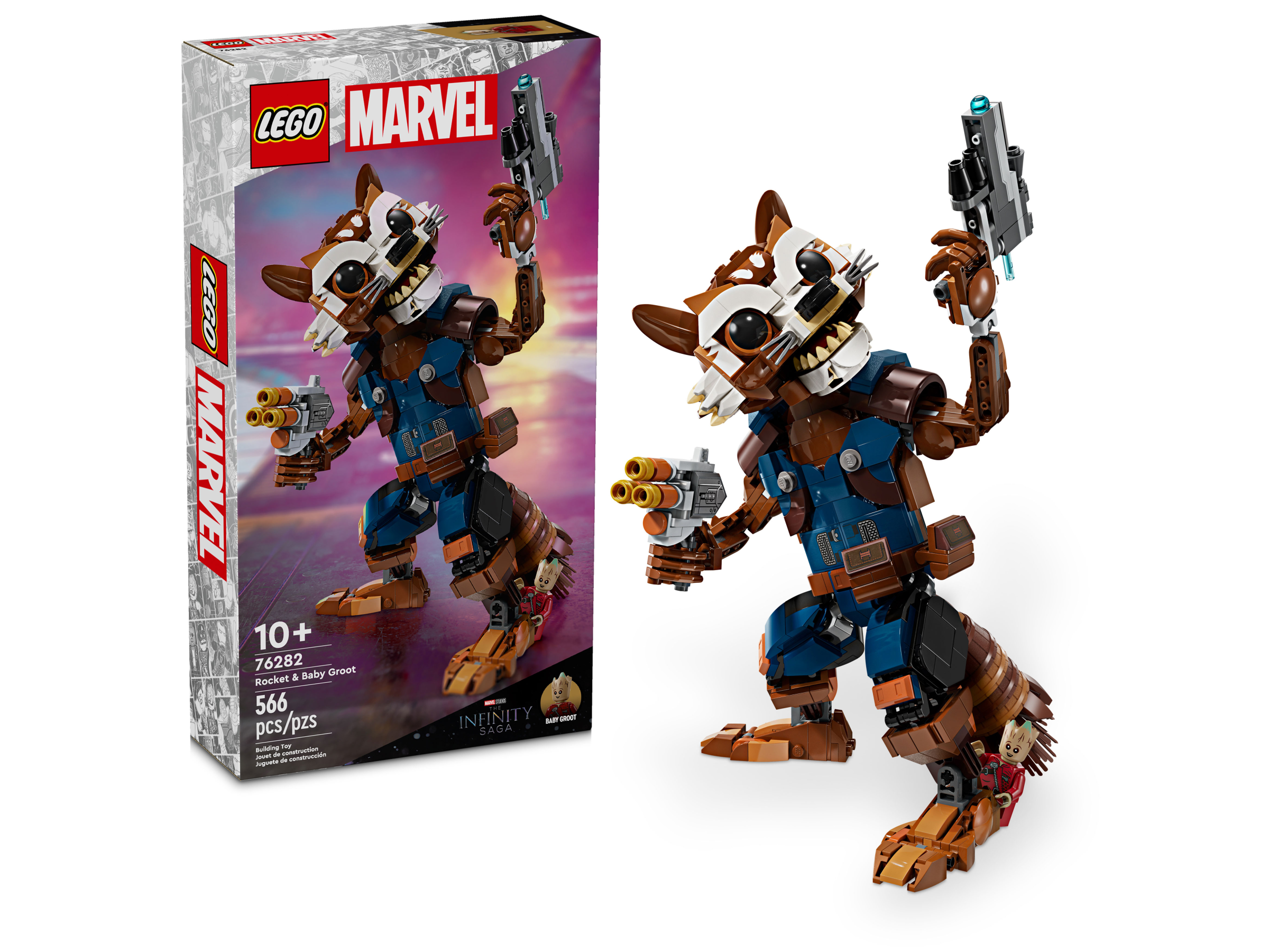 Foguete e Bebê Groot 76282