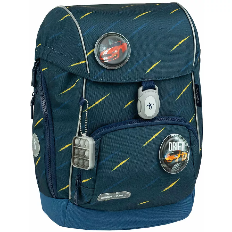 Belmil Schulranzen Premium Comfy Plus Set 5-teilig Orion Blue