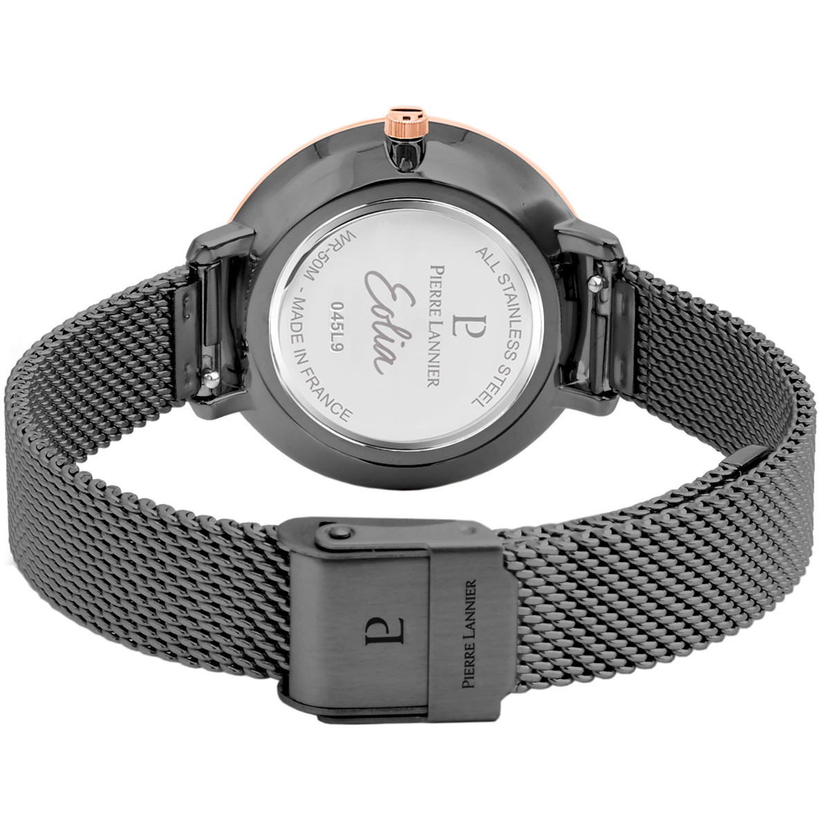 Montre Pierre Lannier femme acier doré rose