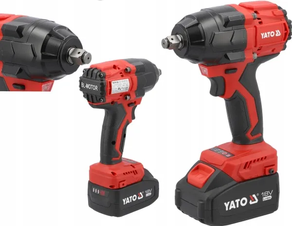 YT.18V 800Nm 2x4.0Ah slagnøgle uden drev