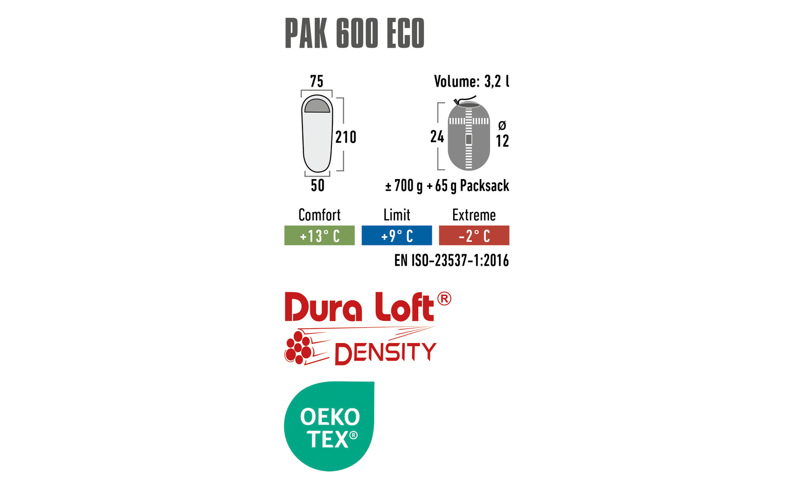 HIGH PEAK Pak 600 ECO