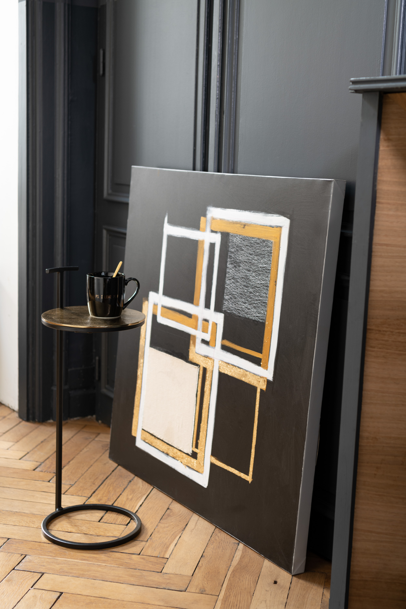 Bijzettafel Toine zwart