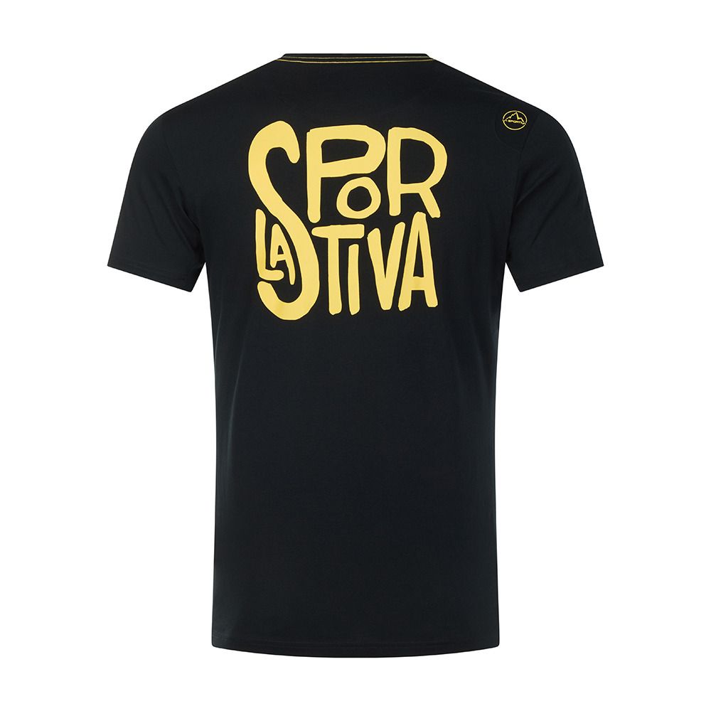 La Sportiva BACK LOGO - Tee-shirt Homme black