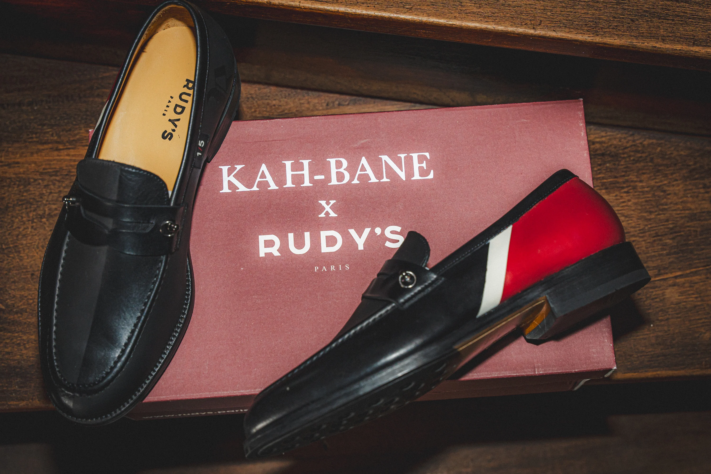 Mastro-Kah-bane x Rudy's - Collaboration en édition limitée de cinq paires numérotées