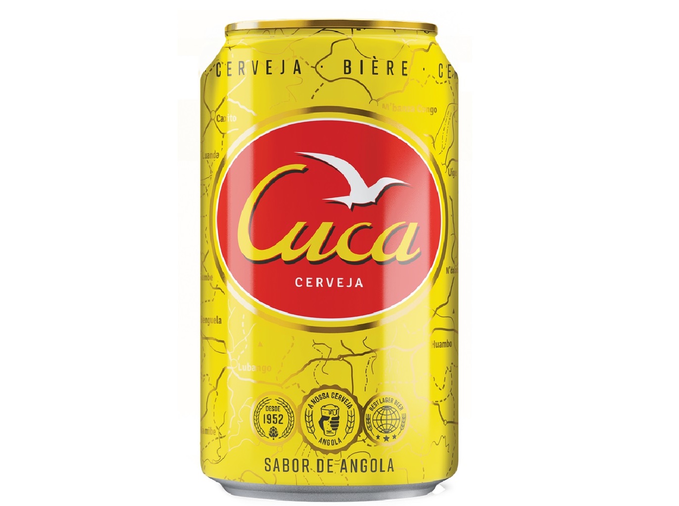 CERVEJA CUCA ANGOLA LATA 0.33L