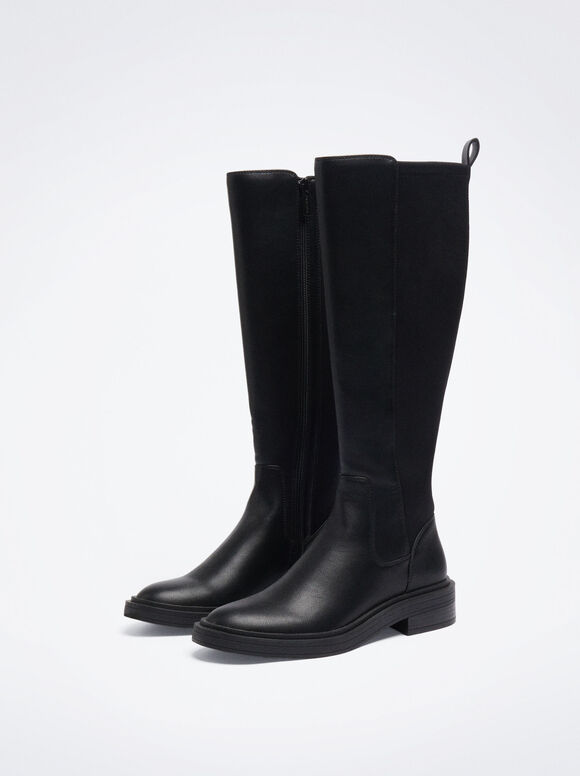 Botas altas de neoprene - Pretas