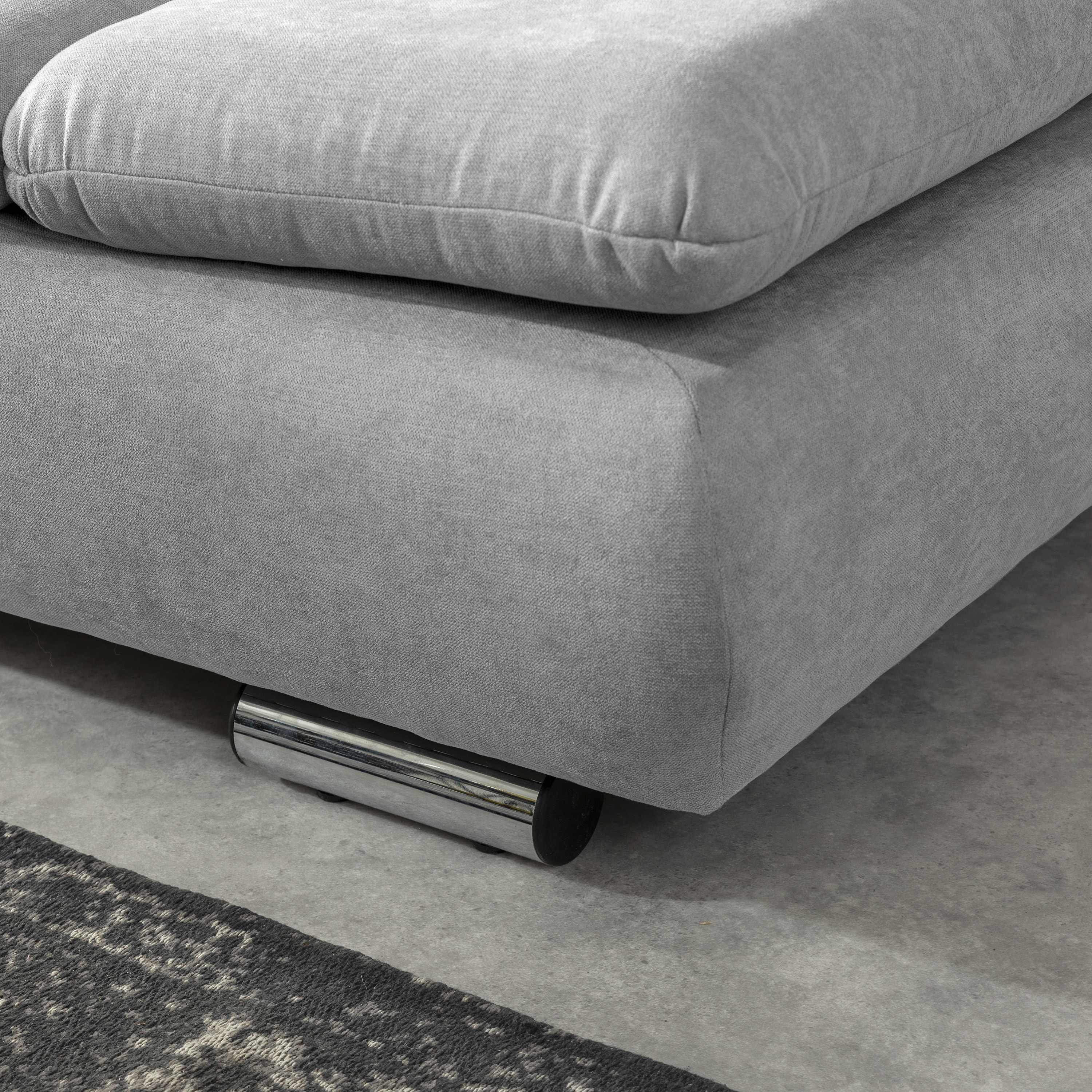 Max Winzer Terrence Ecksofa links mit Sofa 2,5-Sitzer rechts hellgrau
