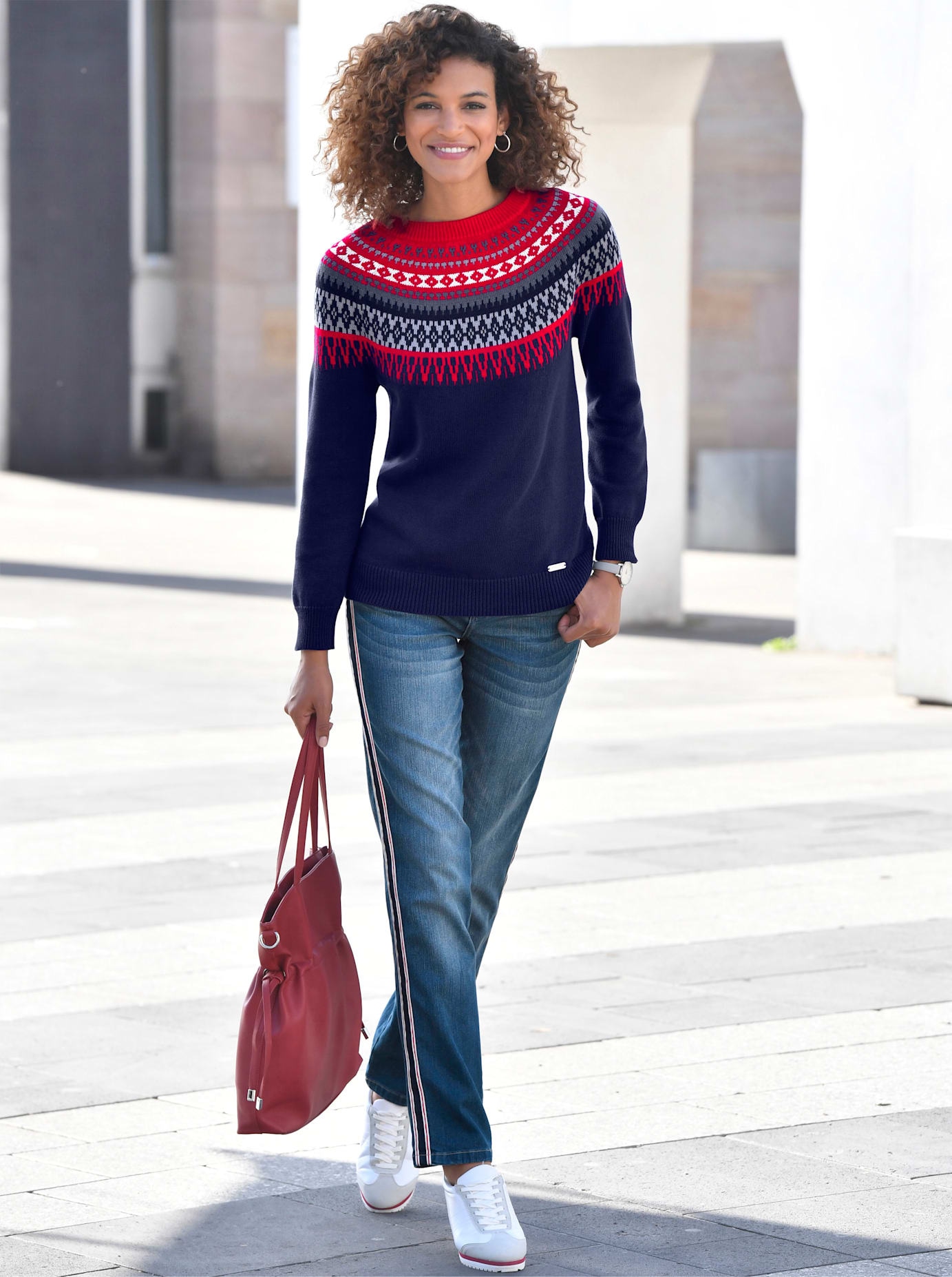 Casual Looks Norwegerpullover »Pullover«