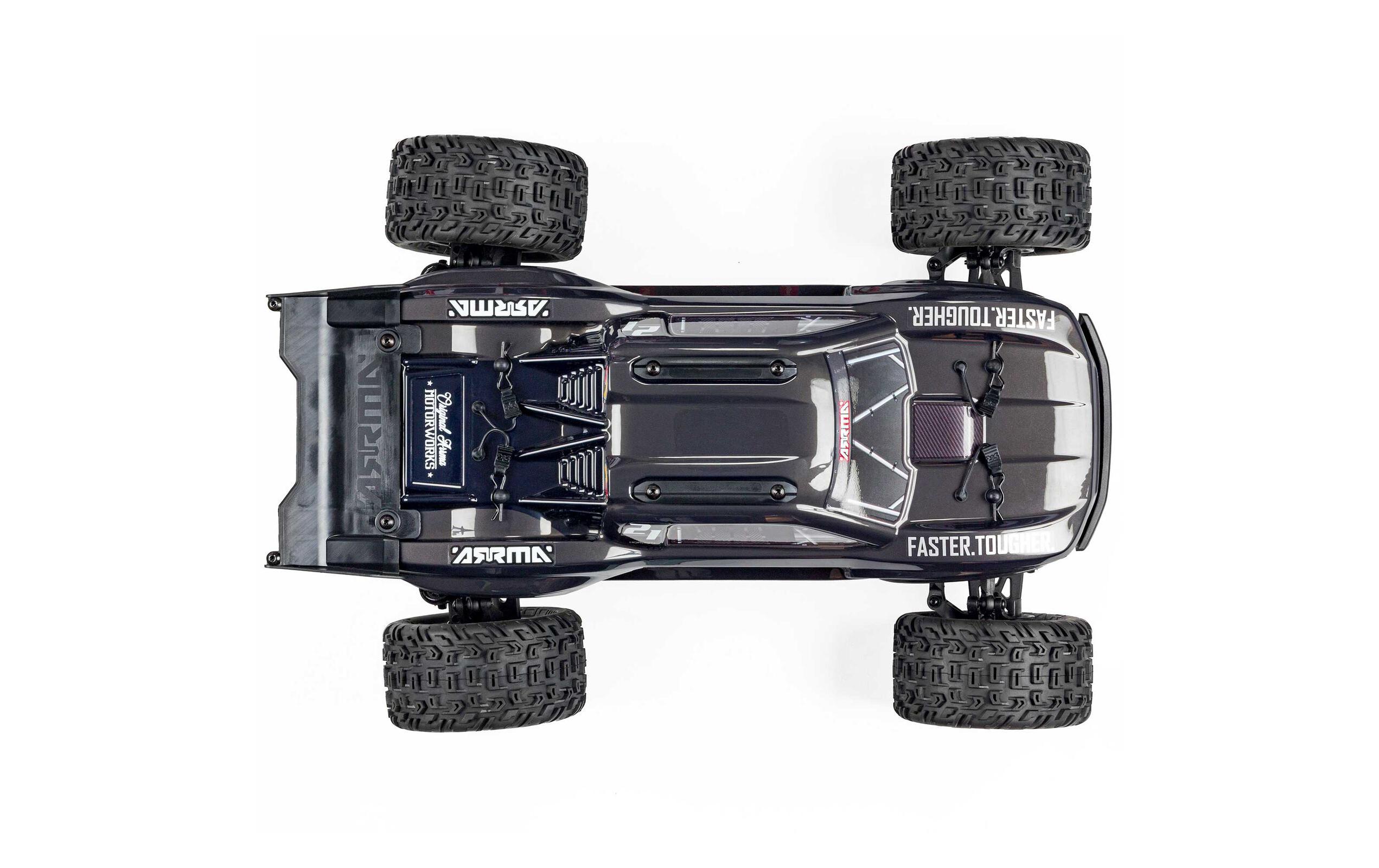 Stadium Truck Vorteks 4x2 Boost Mega, Schwarz RTR, 1:10<br>2WD Stadium Truck als RTR Komplettset