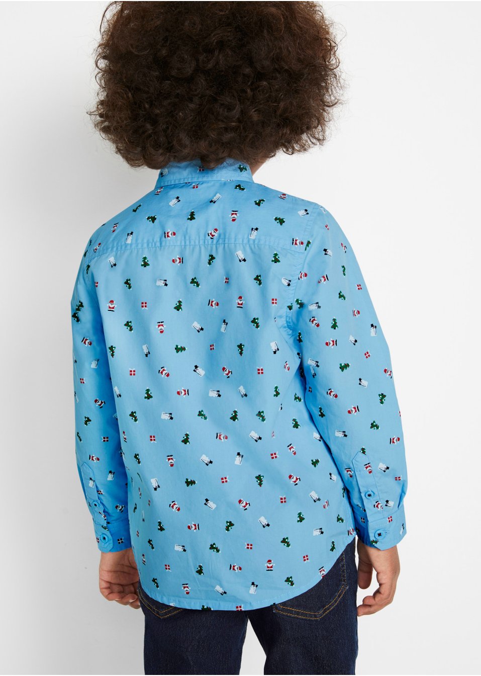 Chemise garçon manches longues avec nœud papillon (Ens. 2 pces.)