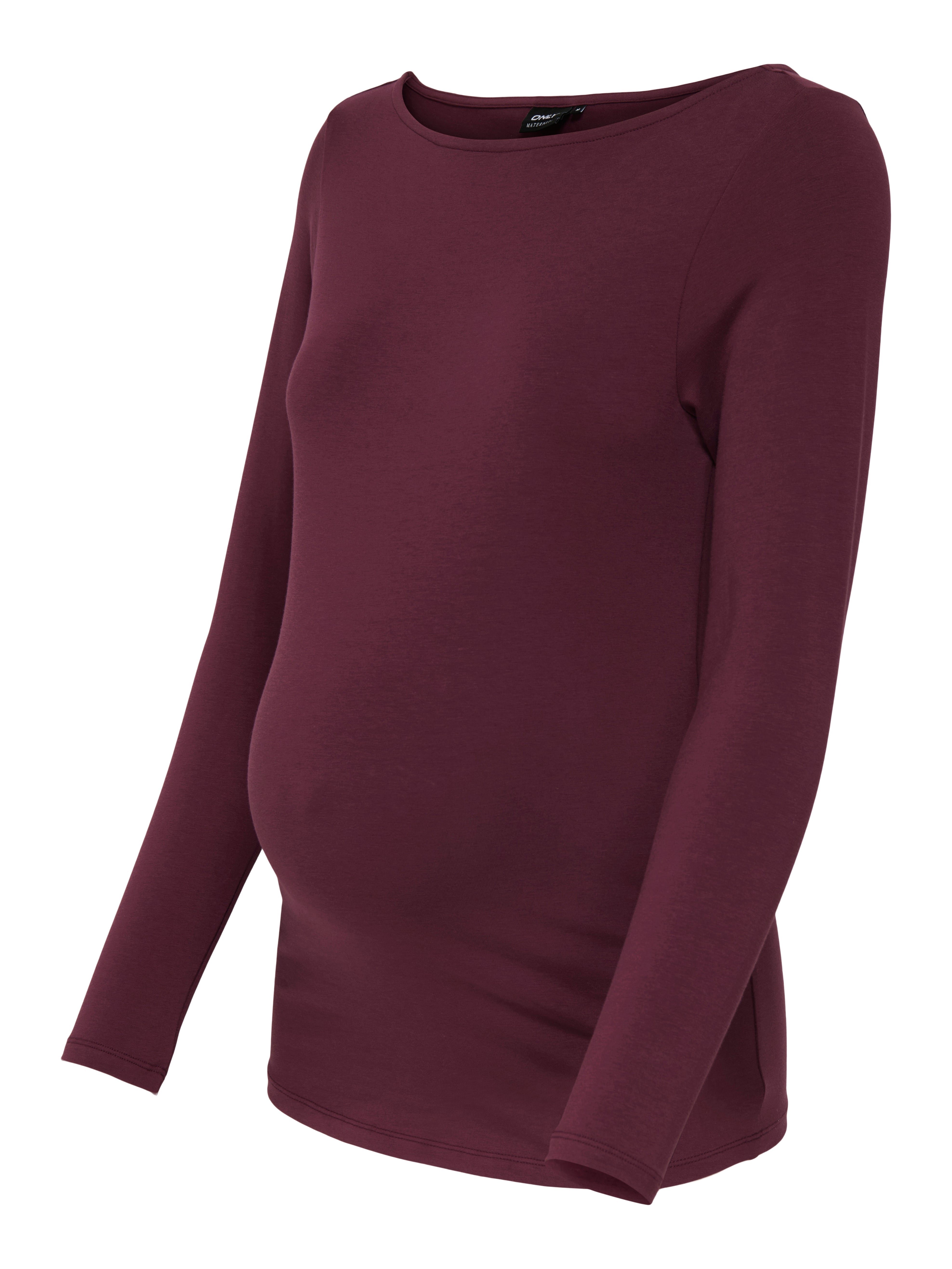 OLMLIVE Top Burgundy