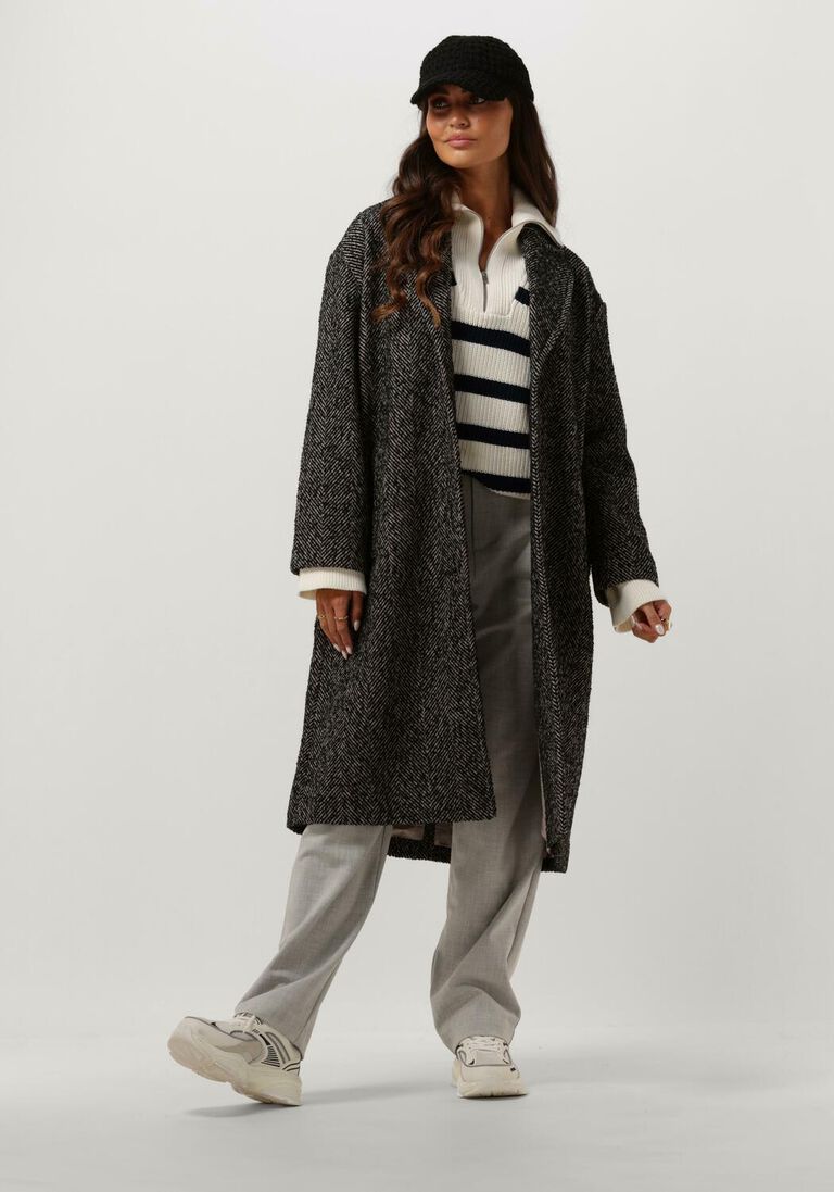SECOND FEMALE grijze second female mantel cakile classic coat