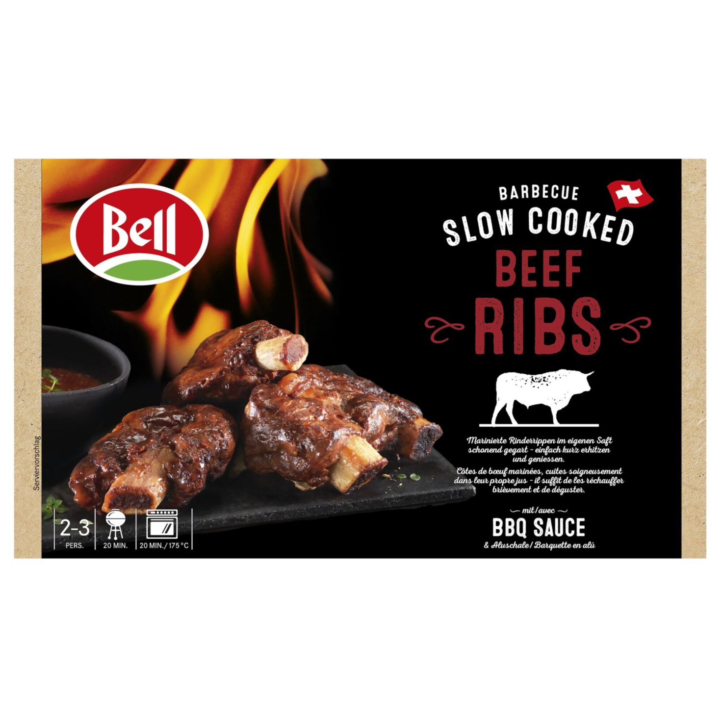 Bell Beef Ribs mit Lack ca. 600g