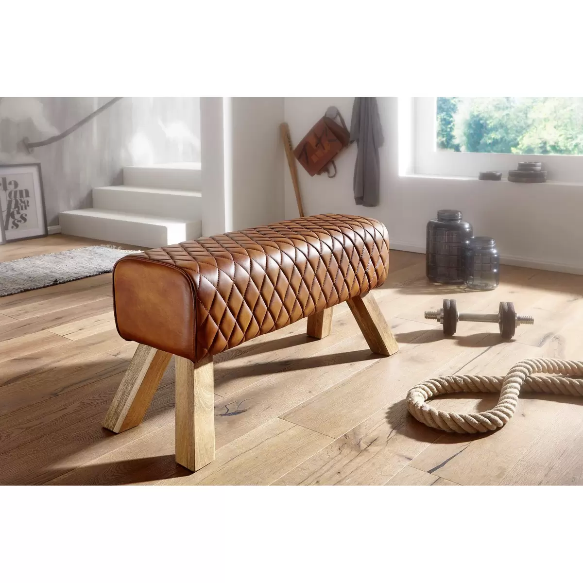Sitzbank Gaby cognac