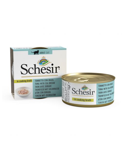 Schesir Kat Bouillon 70 g - Kattenvoer