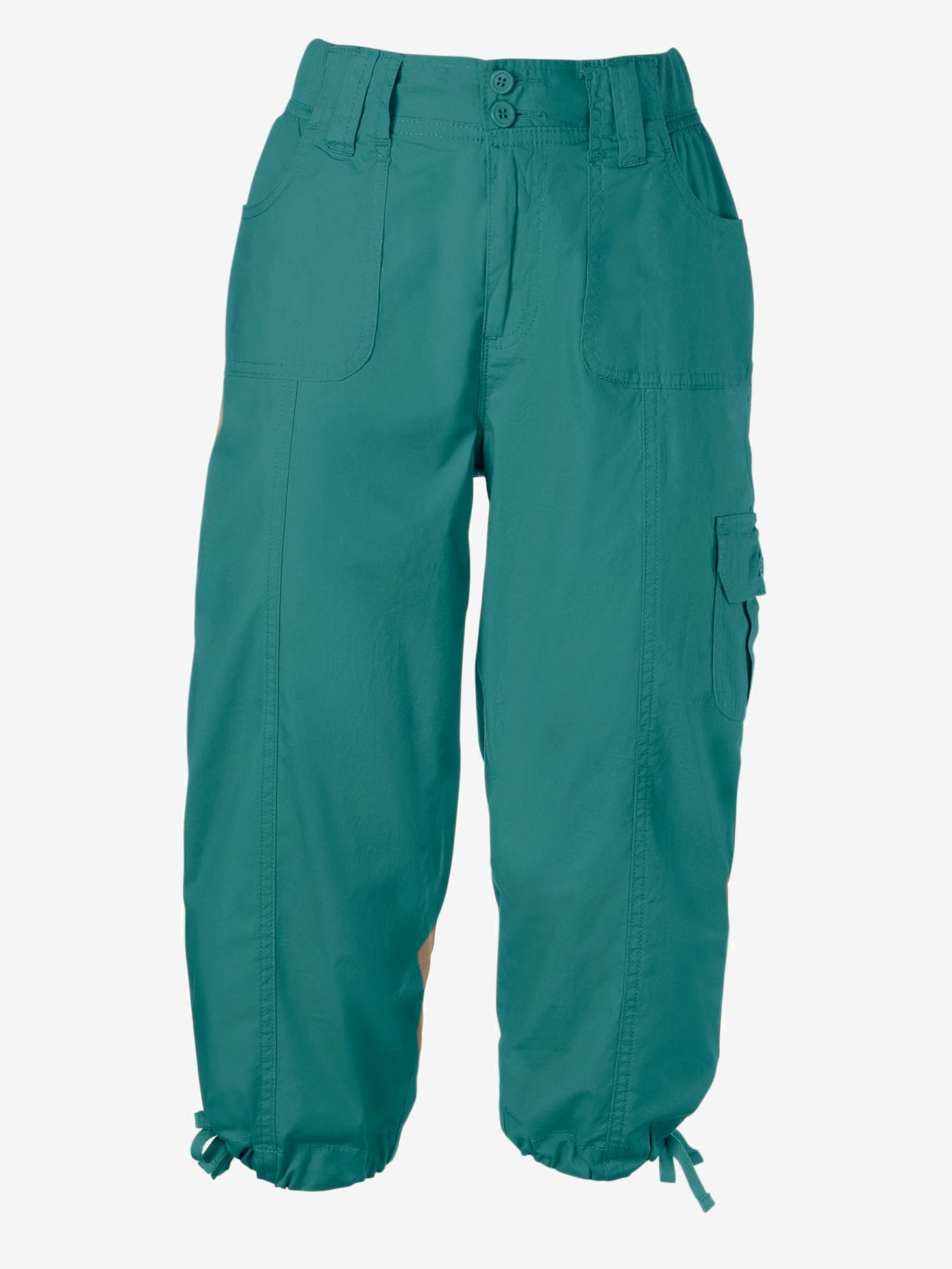 Corsaire sportif ceinture élastique cotelée