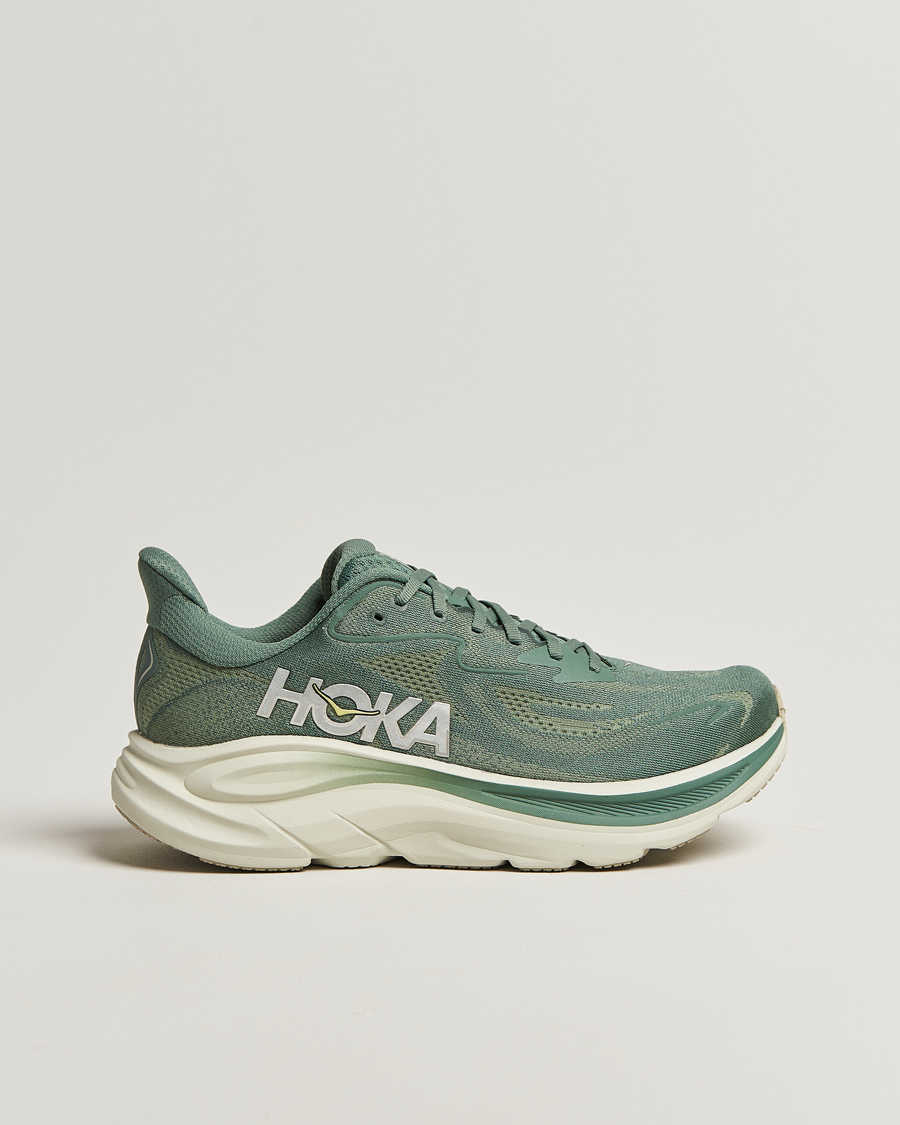 Hoka One Clifton 10 Running Sneakers Fern/Truffle Salt