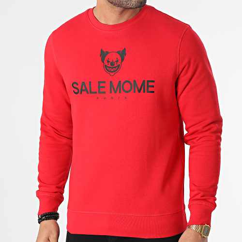 Sweat Crewneck Clown Rouge Noir