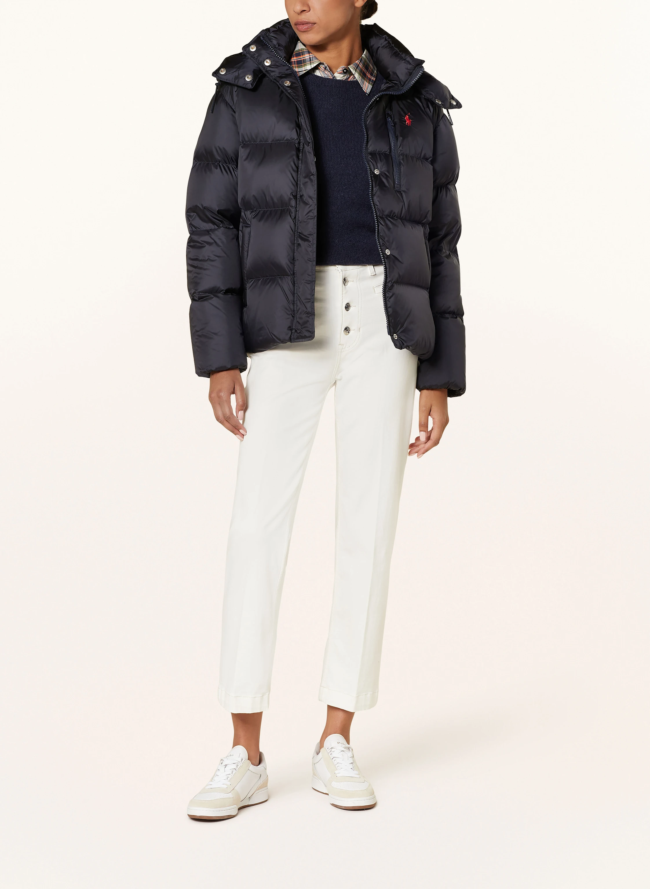 POLO RALPH LAUREN Daunenjacke mit abnehmbarer Kapuze
