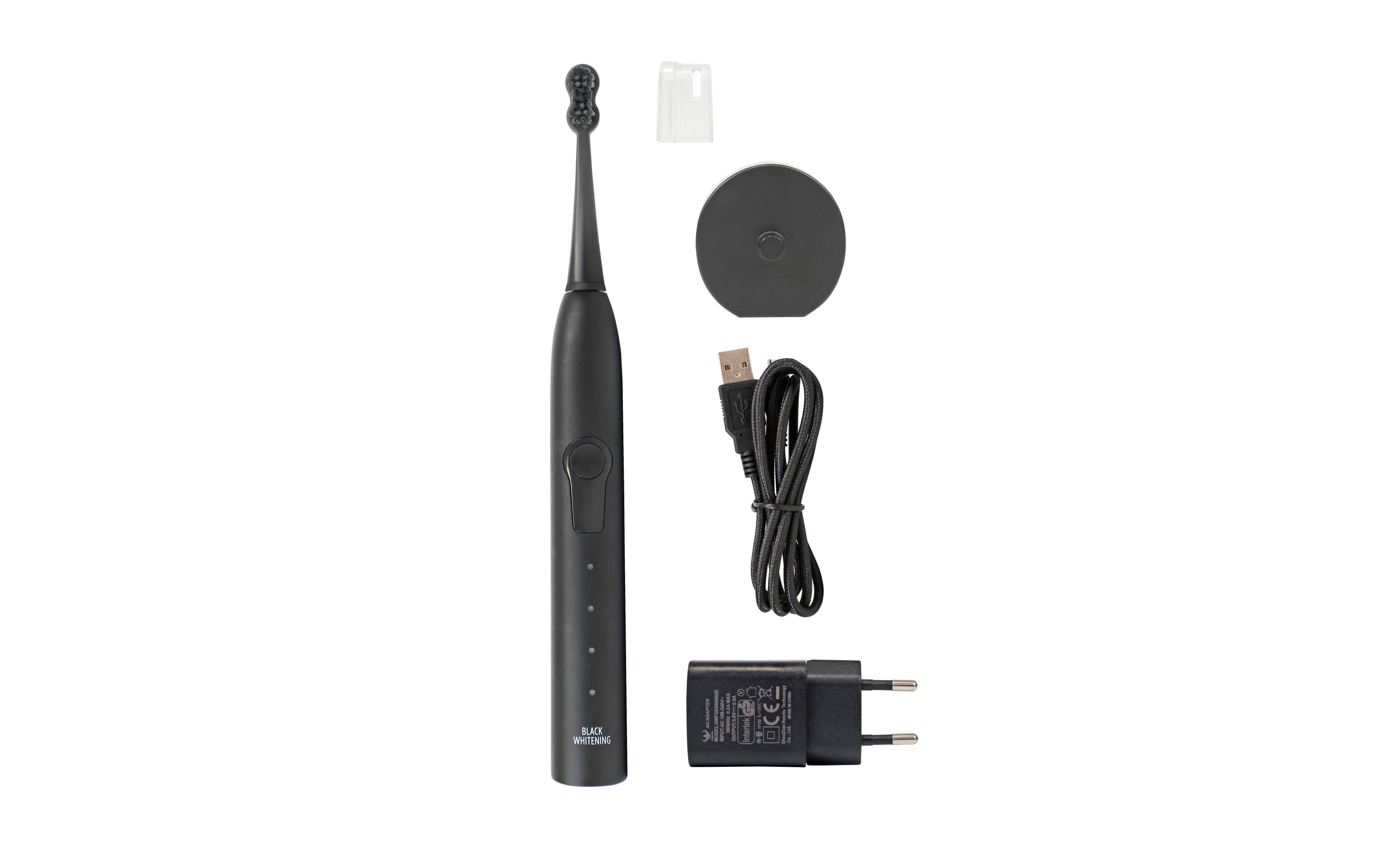 Schallzahnbürste Sonic Black Whitening SchwarzElektrische Zahnbürste