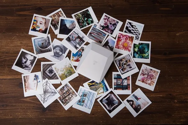 Fujifilm instax SHARE SP-3 SQ - Printer - farve - LED - 72 x 86 mm - kapacitet: 10 fotos - Wi-Fi(n) - hvid
