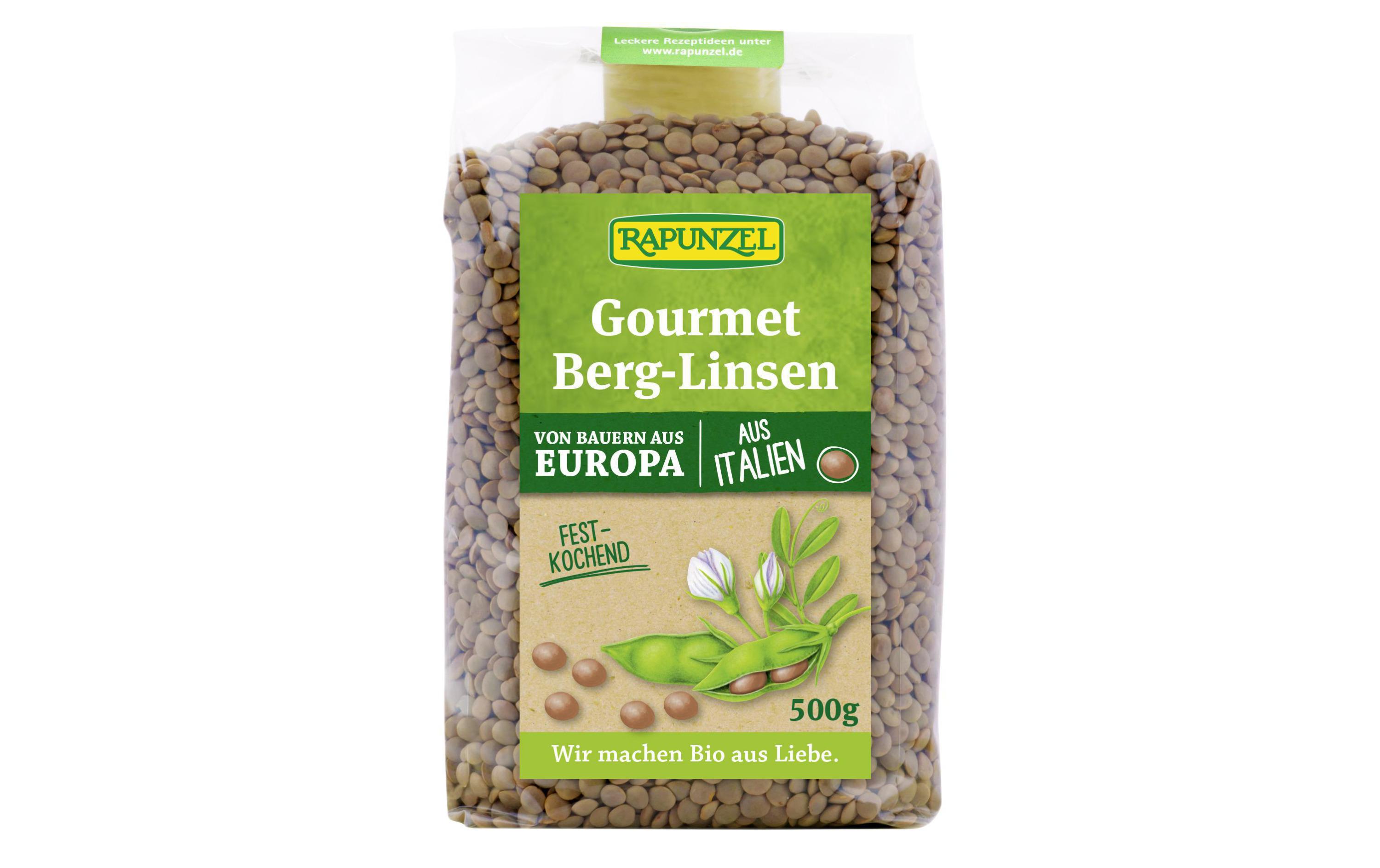 Bio Gourmet Berg Linsen 500 gBio Berg-Linsen Gourmet