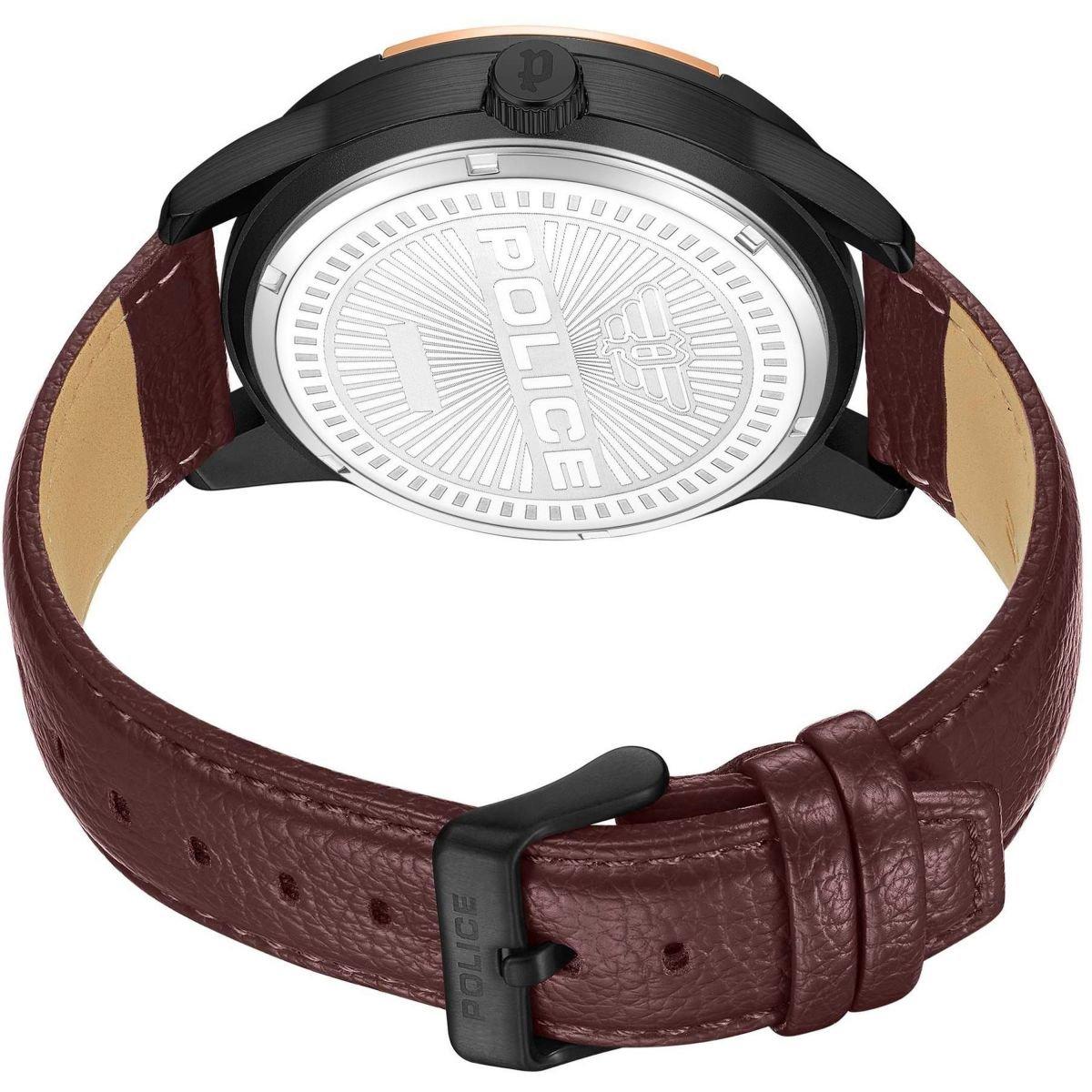 Police Gents Police 43mm Black Quartz Watch POL.90041BR