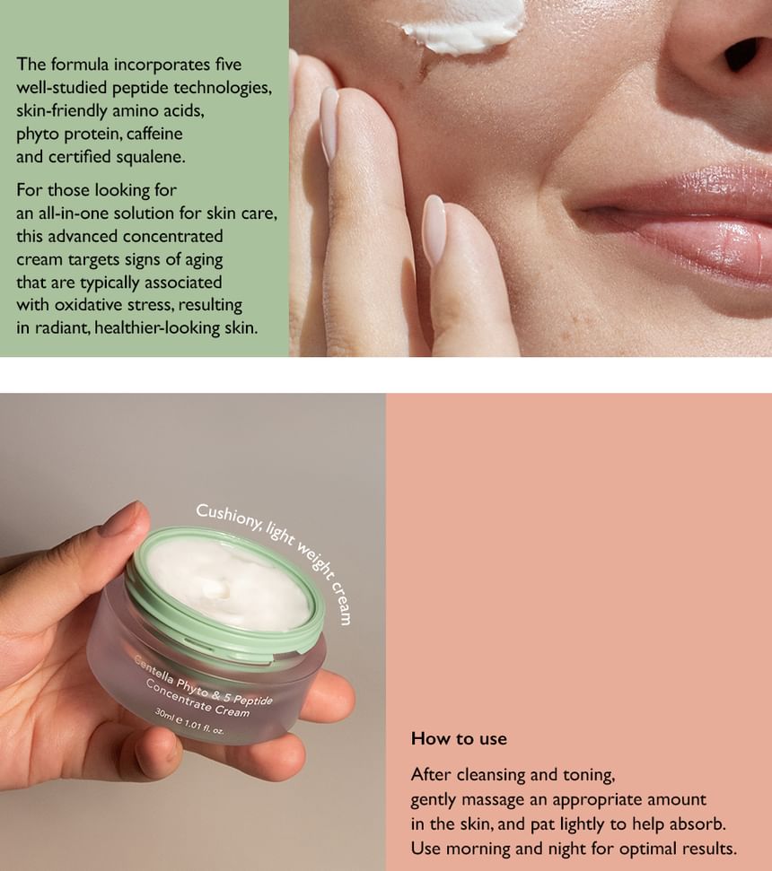haruharu wonder - Centella Phyto & 5 Peptide Concentrate Cream