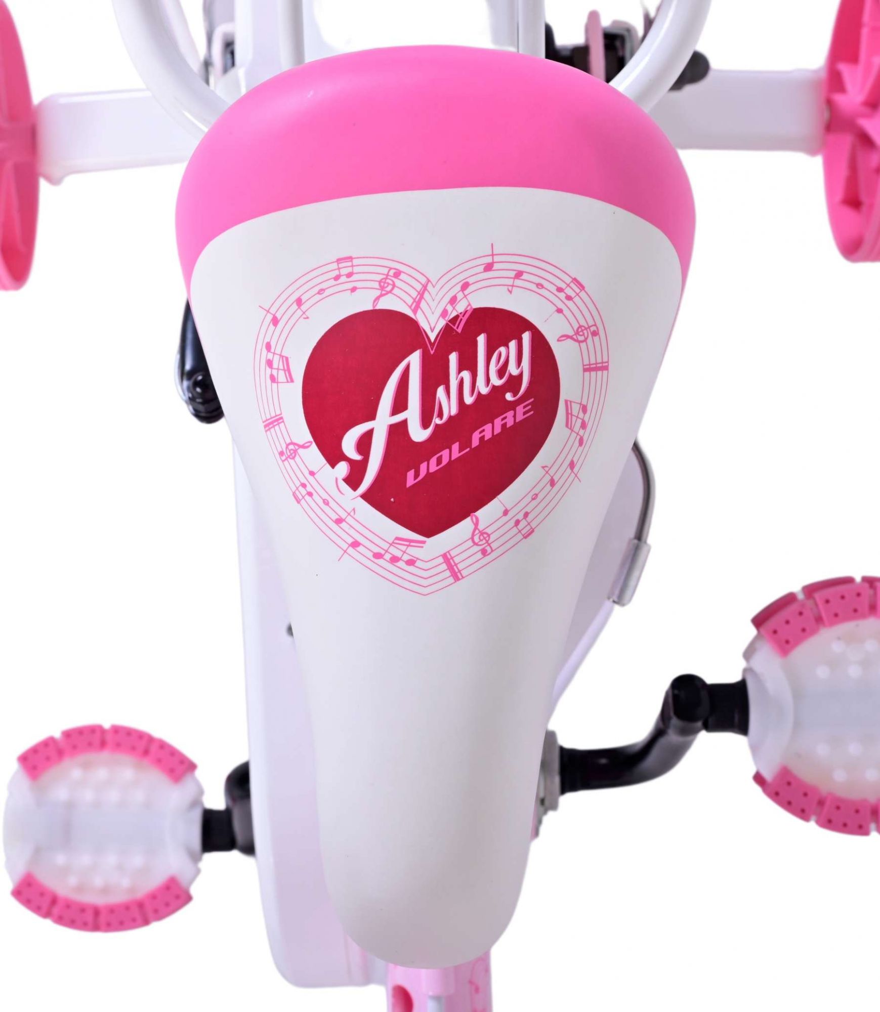 TPFSports Ashley Kinderfahrrad - Mädchen - 12 Zoll - Rücktritt + Handbremse - Weiß