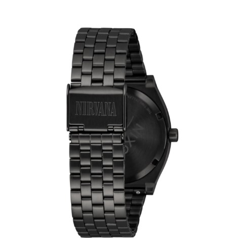 Nixon Nirvana Time Teller Black Smiley Face