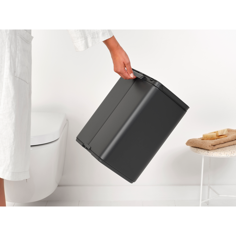 Brabantia Bo Prullenbak 12 L - Mineral Infinite Grey
