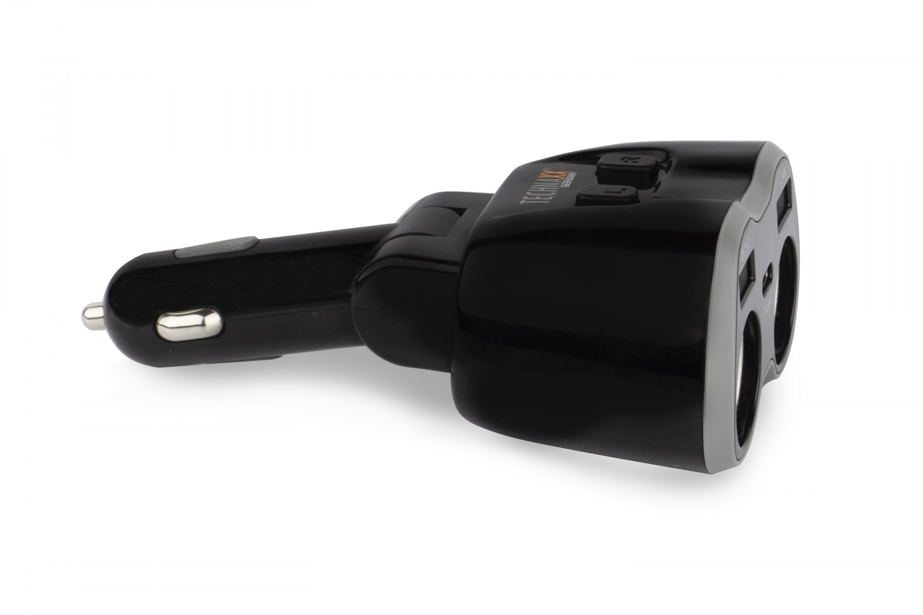 Technaxx Zweifach-12V-/24V- Splitter Zigarettenanzünder-Verteiler USB TX-163