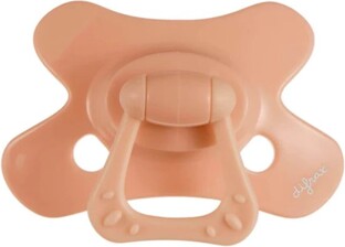 Difrax Fopspeen Natural 6  Maanden Uni Peachy 1ST