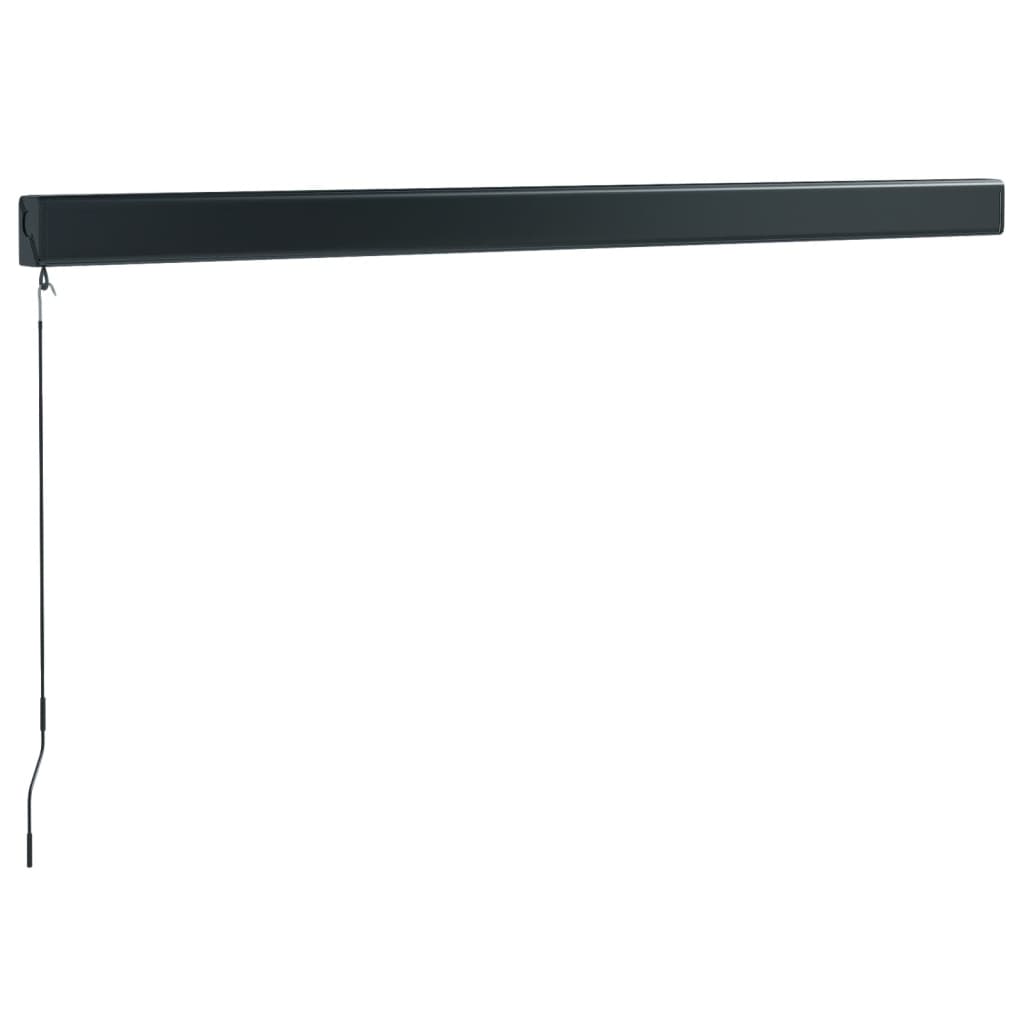 Auvent rétractable crème 3x2,5 m tissu et aluminium