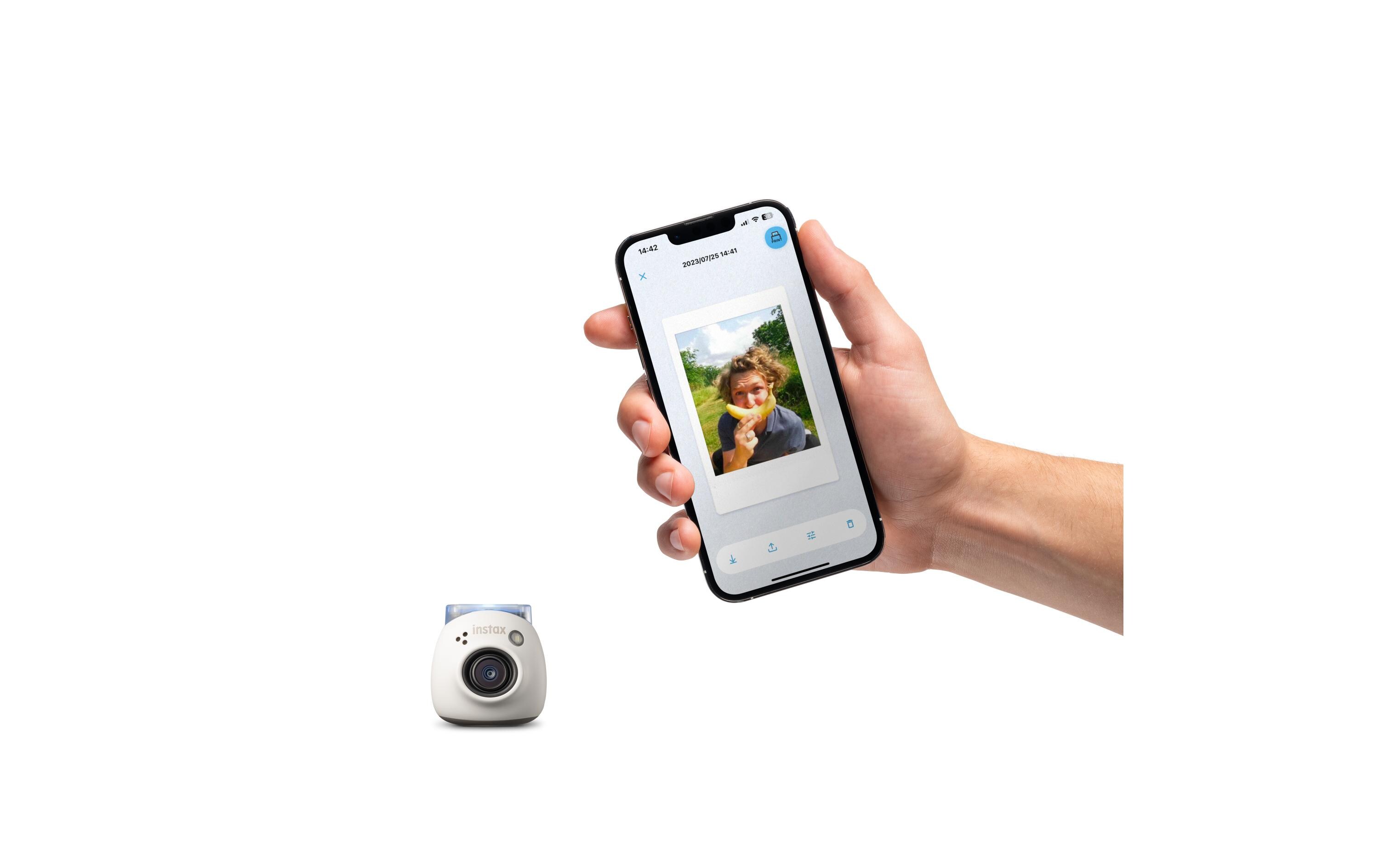 Fotokamera Instax Pal WeissDamit sich kleine Momente gross fühlen