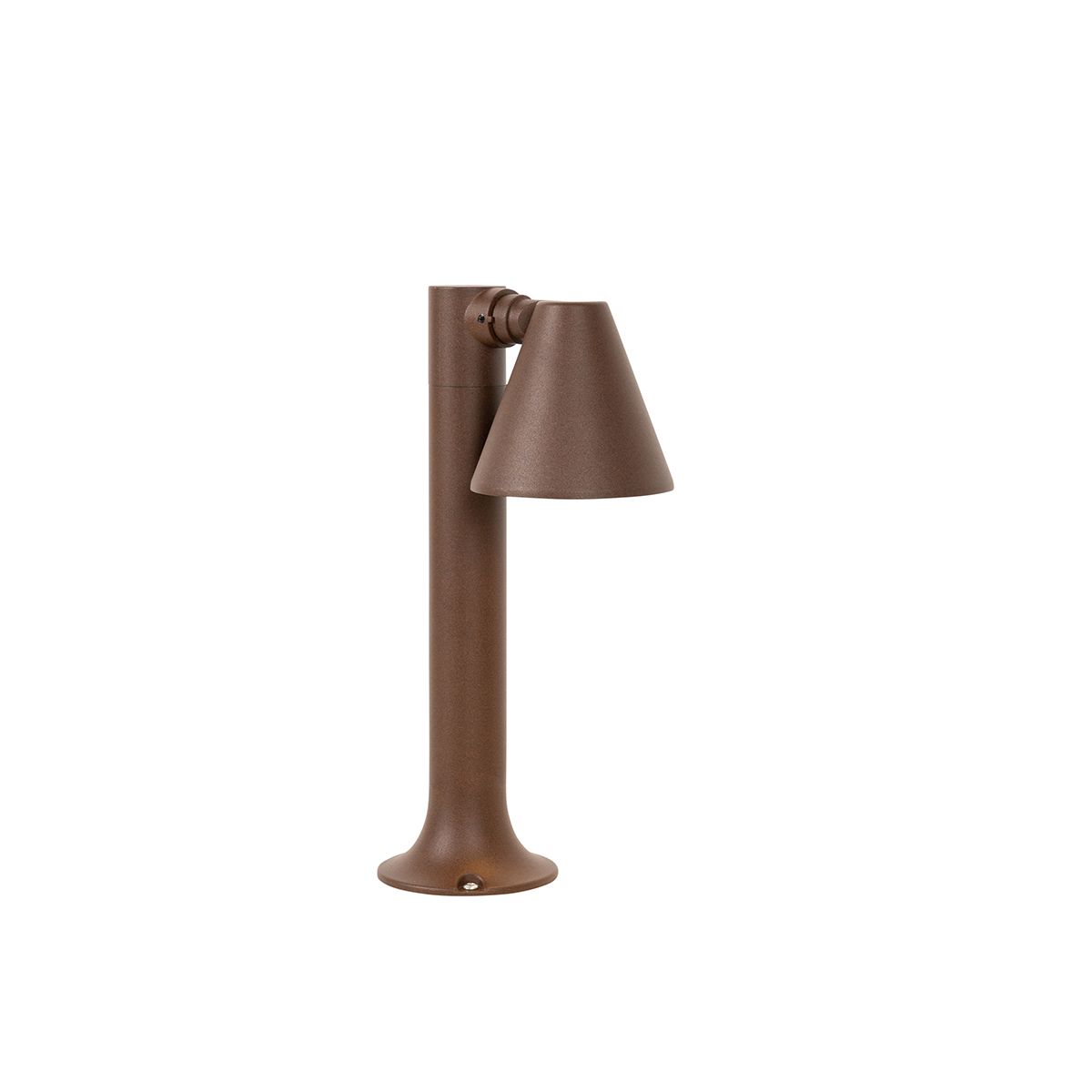 Modern buiten paaltje roestbruin 30 cm IP44 verstelbaar - Ciara